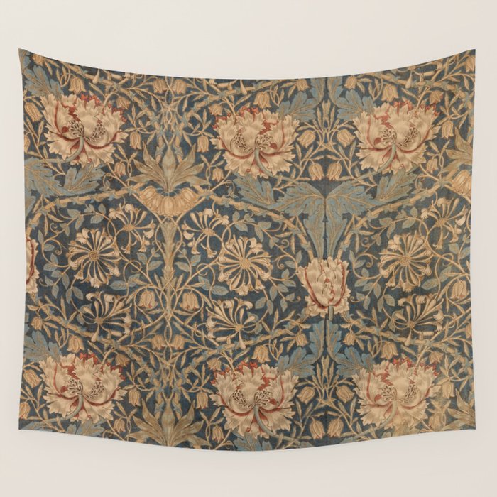 Honeysuckle by William Morris 1876 Antique Vintage Victorian Jugendstil Art Nouveau Retro Pattern Wall Tapestry Gallery Image 4