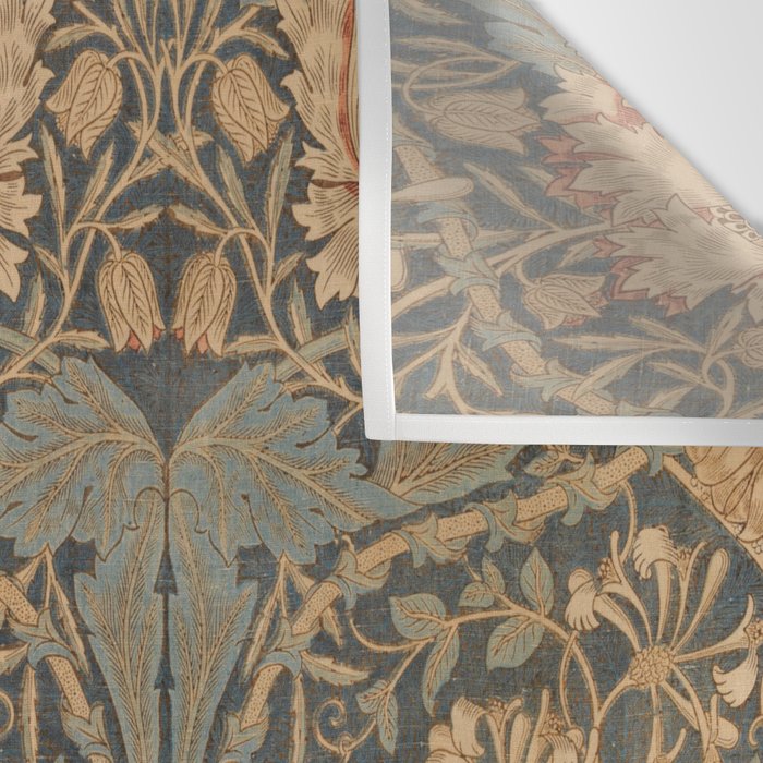 Honeysuckle by William Morris 1876 Antique Vintage Victorian Jugendstil Art Nouveau Retro Pattern Wall Tapestry Gallery Image 3