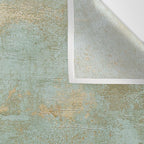 Metallic Effects Oxidized Copper Verdigris Industrial Rustic Wall Tapestry Gallery Image 3
