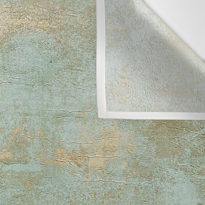 Metallic Effects Oxidized Copper Verdigris Industrial Rustic Wall Tapestry Gallery Image 3