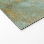 Metallic Effects Oxidized Copper Verdigris Industrial Rustic Welcome Mat Gallery Image 2