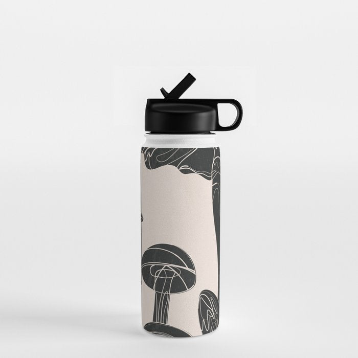 Abstract Mushrooms 12 Water Bottle Gallery Image 1