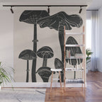 Abstract Mushrooms 12 Wall Mural Gallery Image 1