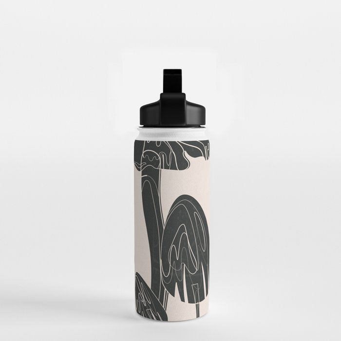Abstract Mushrooms 12 Water Bottle Gallery Image 2