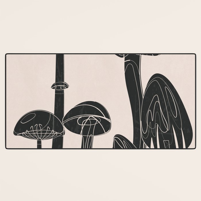 Abstract Mushrooms 12 Desk Mat Gallery Image 3