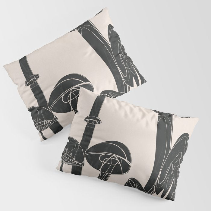 Abstract Mushrooms 12 Pillow Sham Gallery Image 3