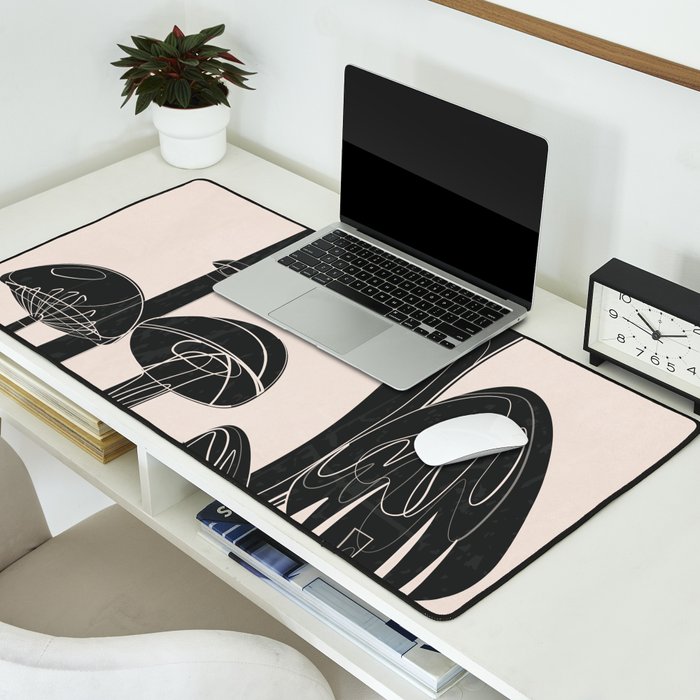 Abstract Mushrooms 12 Desk Mat Gallery Image 2