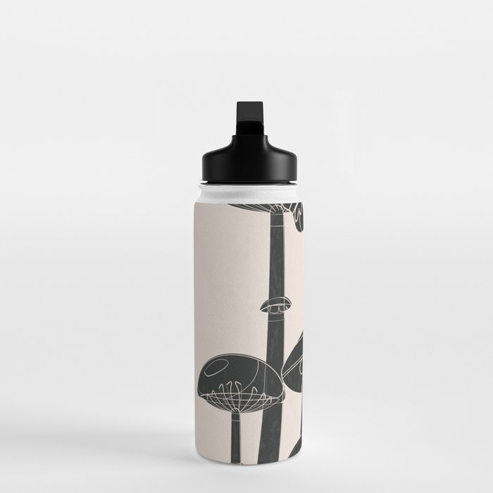 Abstract Mushrooms 12 Water Bottle Gallery Image 3