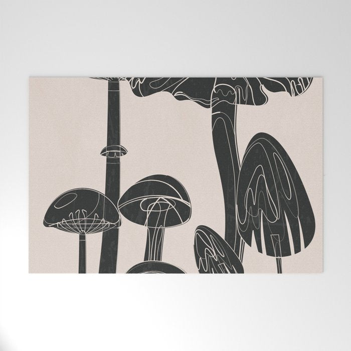 Abstract Mushrooms 12 Welcome Mat Gallery Image 1