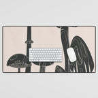 Abstract Mushrooms 12 Desk Mat Gallery Image 1