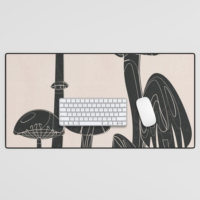 Abstract Mushrooms 12 Desk Mat Gallery Image 1