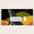 Abstract Whale 2 Desk Mat Gallery Image 1