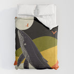 Abstract Whale 2 Duvet Cover Gallery Image 6