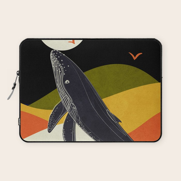 Abstract Whale 2 Laptop Sleeve Gallery Image 1