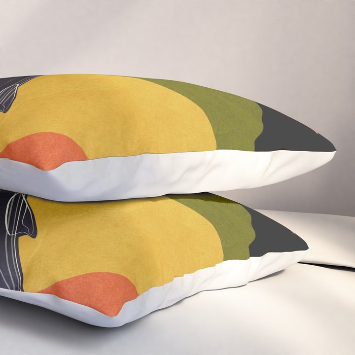 Abstract Whale 2 Pillow Sham Gallery Image 3