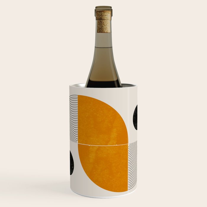 Abstract Geometric Shapes Wine Chiller Gallery Image 1