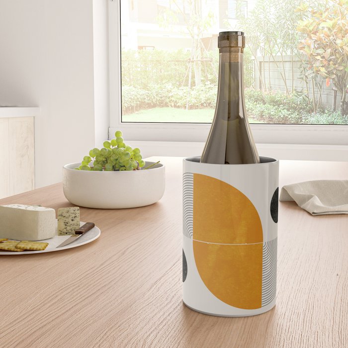 Abstract Geometric Shapes Wine Chiller Gallery Image 4