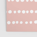 Spotted Mudcloth, Pink and White, Boho Prints Poster Gallery Image 3