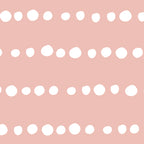 Spotted Mudcloth, Pink and White, Boho Prints Coffee Mug Gallery Image 2