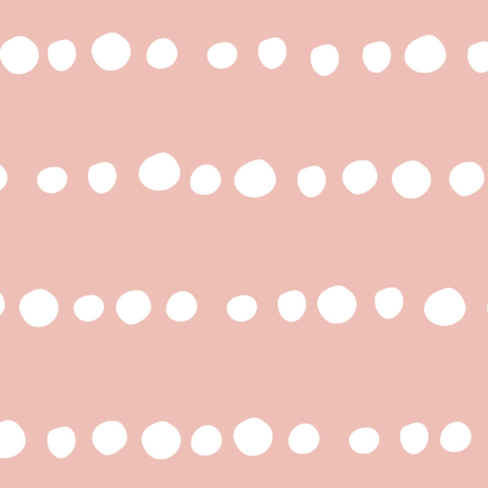 Spotted Mudcloth, Pink and White, Boho Prints Coffee Mug Gallery Image 2