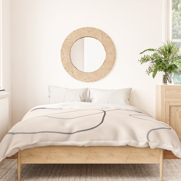 Abstract Line III Duvet Cover Gallery Image 3