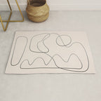 Abstract Line III Rug Gallery Image 1