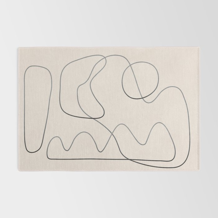 Abstract Line III Rug Gallery Image 2