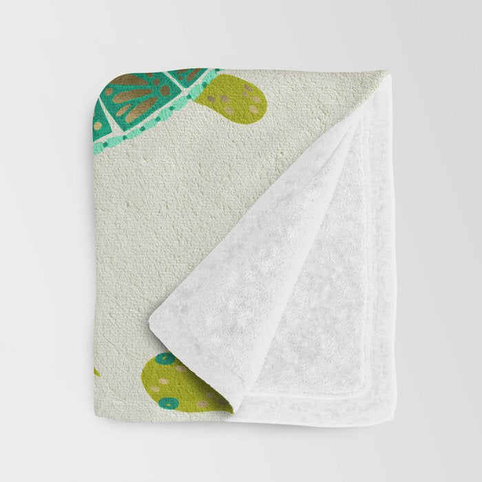 Green Sea Turtle Throw Blanket Gallery Image 3