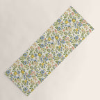 Cute Summer Floral Hand Painted Yoga Mat Gallery Image 1