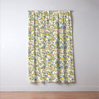 Cute Summer Floral Hand Painted Window Curtain Gallery Image 3