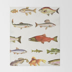 Fishing Line Throw Blanket Gallery Image 2