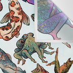 Reverse Mermaids Wall Tapestry Gallery Image 3