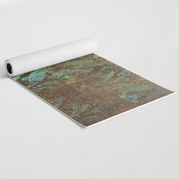 Aged Damask Texture 4 Yoga Mat Gallery Image 2