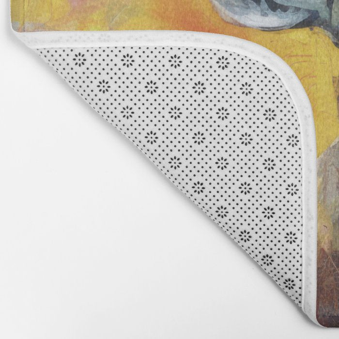 Colorful Wild Deer Indian Summer  Woodland Flora And Wildlife Bath Mat Gallery Image 2