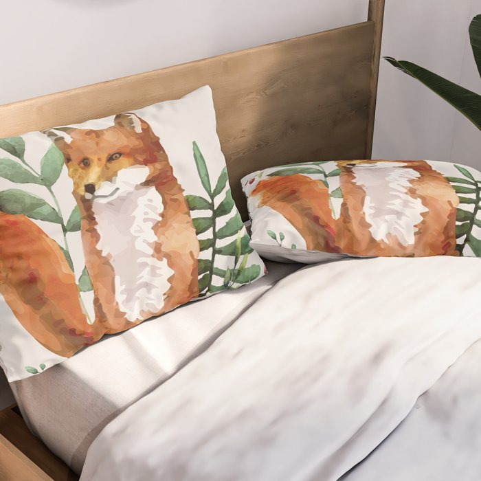 Autumn Fox II Pillow Sham Gallery Image 2