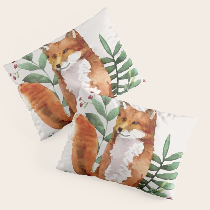 Autumn Fox II Pillow Sham Gallery Image 1