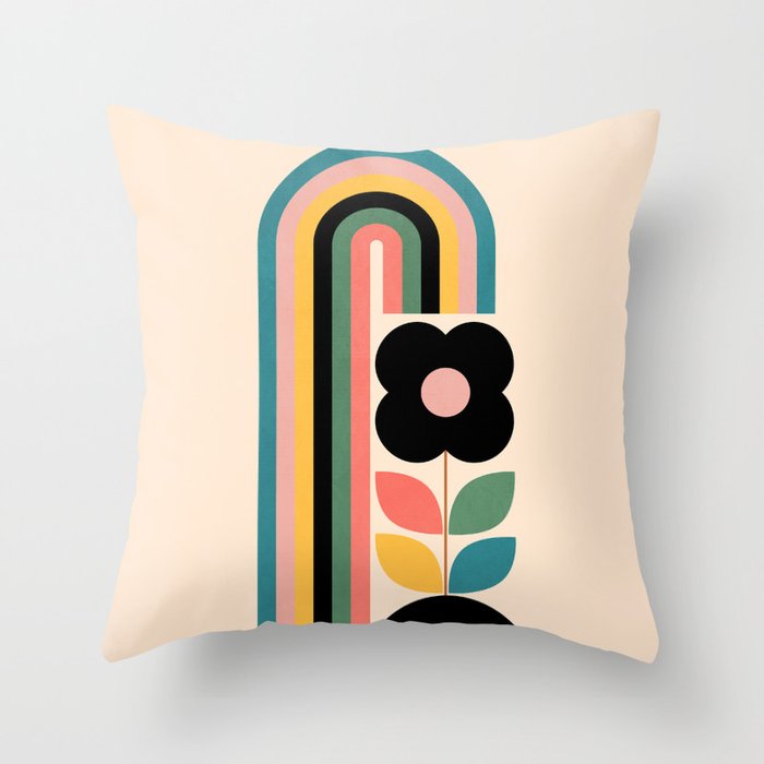 Rainbow Throw Pillow Gallery Image 1