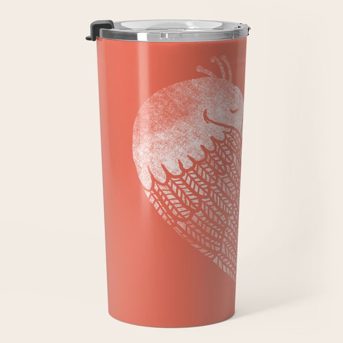 Love birds sitting on a tree Travel Mug Gallery Image 3