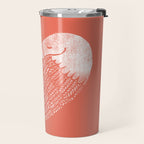 Love birds sitting on a tree Travel Mug Gallery Image 2