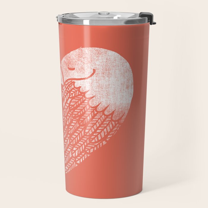 Love birds sitting on a tree Travel Mug Gallery Image 2