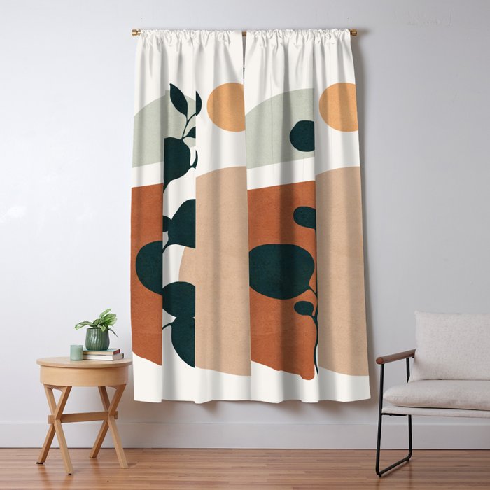 Soft Shapes V Window Curtain Gallery Image 1