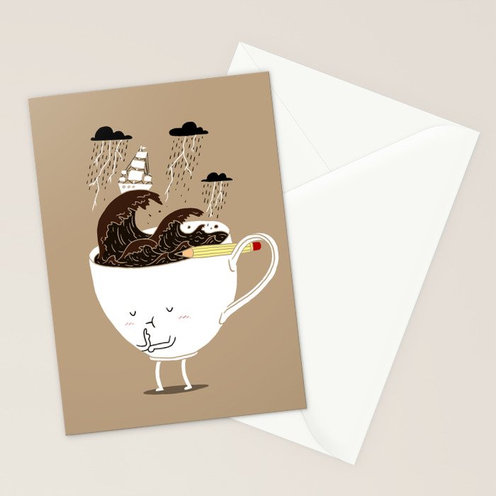 Brainstorming Coffee Stationery Card Gallery Image 2