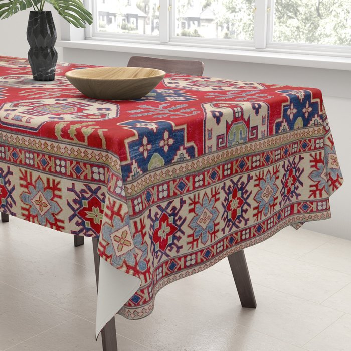 Red Forest Path Tablecloth Gallery Image 3