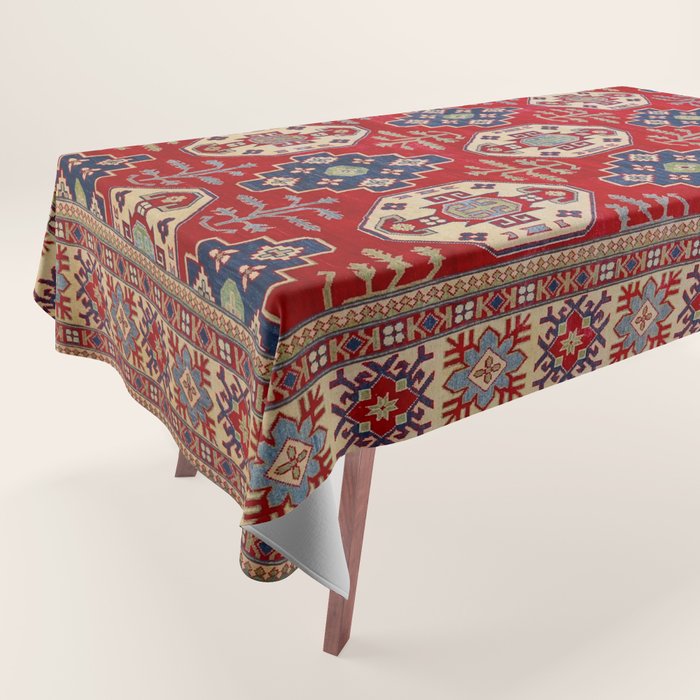Red Forest Path Tablecloth Gallery Image 1