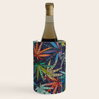 boho weed midnight Wine Chiller Gallery Image 2