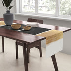 Brush Strokes (Black/Gold) Table Runner Gallery Image 2