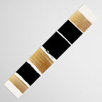 Brush Strokes (Black/Gold) Table Runner Gallery Image 3