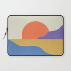 Sunset Island - Vibrant Colors Laptop Sleeve Gallery Image 1