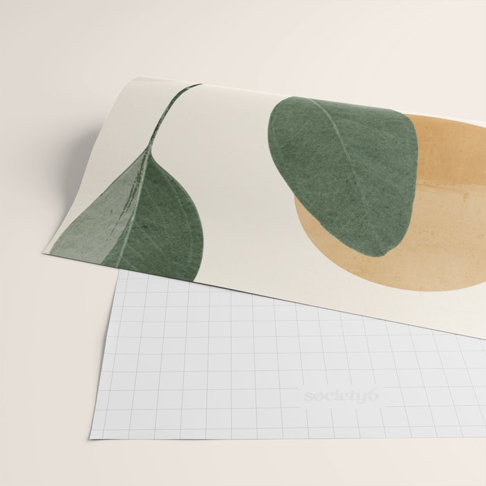 Abstract Art Tropical Leaves 8 Wrapping Paper Gallery Image 2