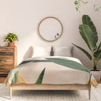 Abstract Art Tropical Leaves 8 Comforter Gallery Image 3